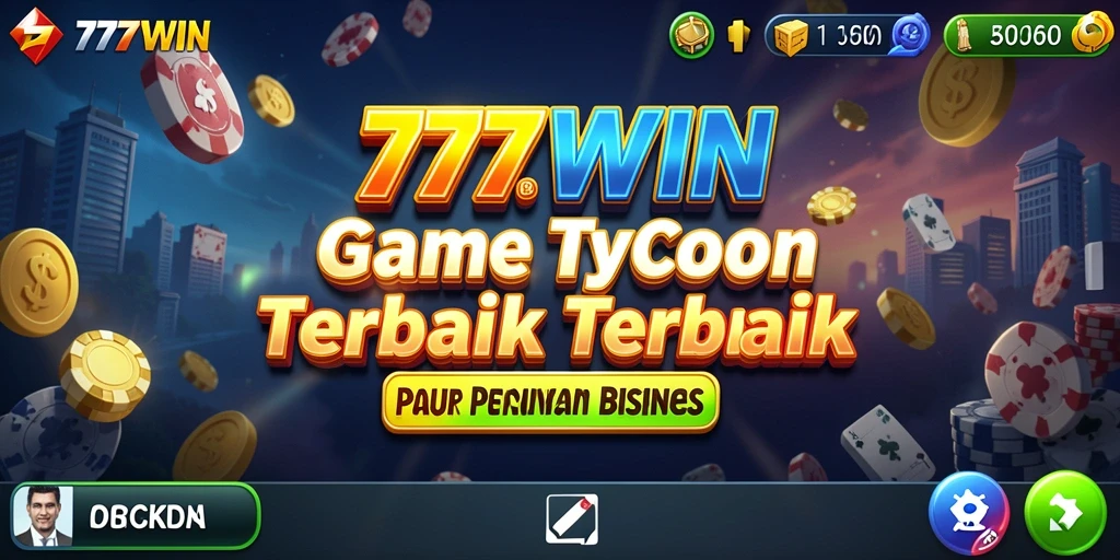 Tampilan gameplay menarik dalam 777WIN yang menghadirkan elemen Tycoon.