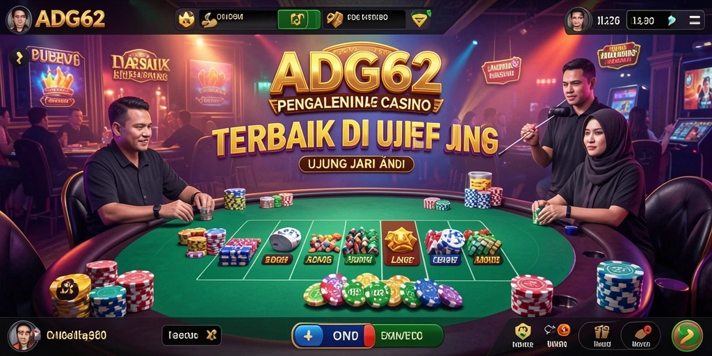 Tampilan menarik dari gameplay Live Casino ADG62 yang mengasyikkan.