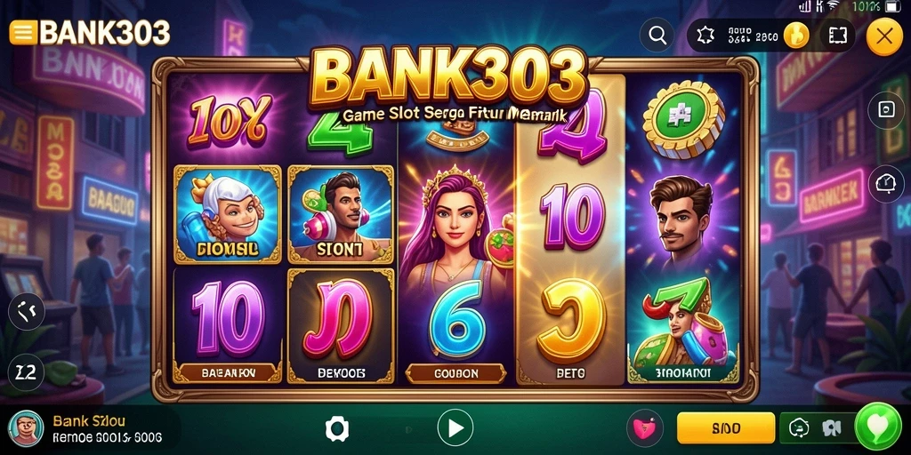 Screenshot utama BANK303 menampilkan gameplay Slot yang seru dan interaktif.