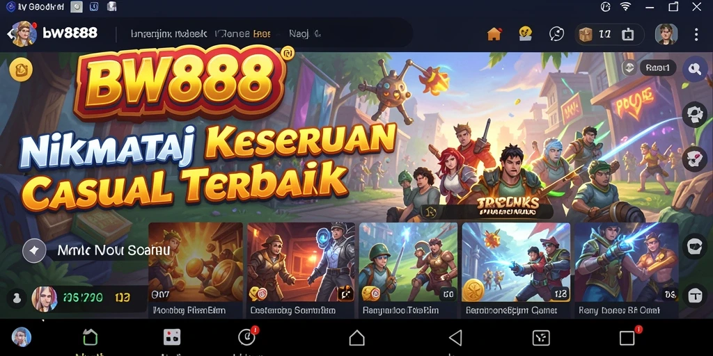 Screenshot BW888 menampilkan gameplay yang menarik dan seru.