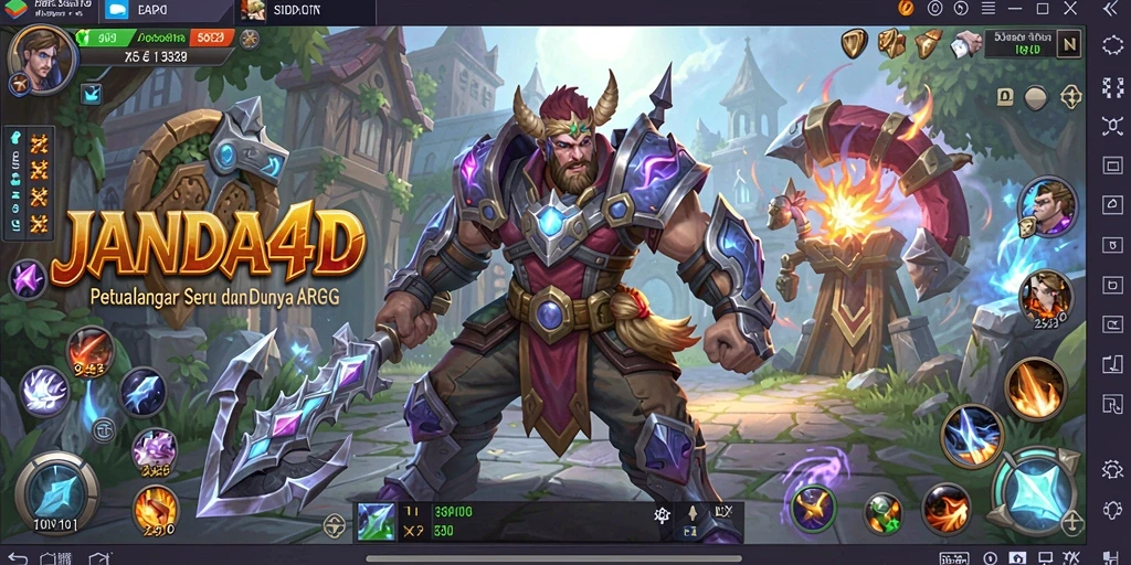 Gameplay seru dari JANDA4D yang penuh aksi dan strategi.