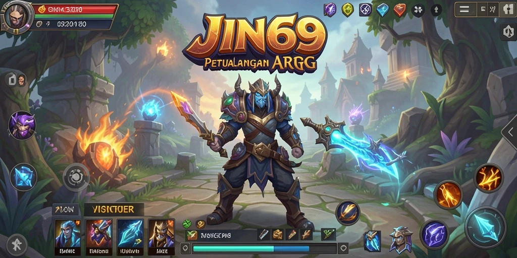Gameplay intens di dunia fantasi JIN69 yang menakjubkan.