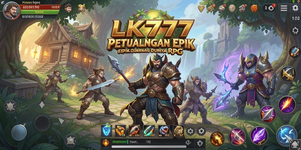 Tampilan gameplay LK777 yang menakjubkan dan mendalam.