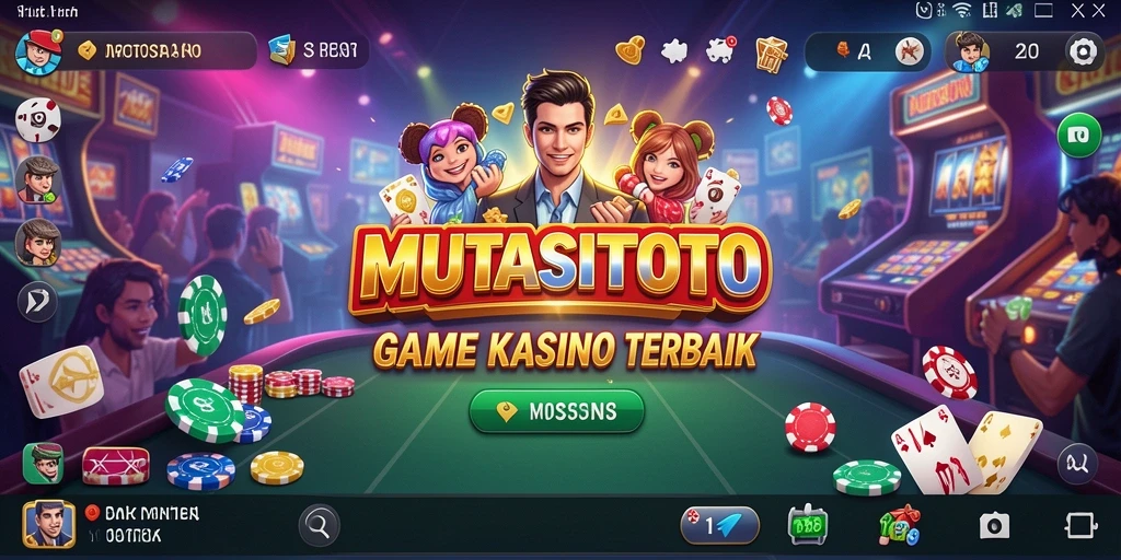 Screenshot MUTASITOTO menampilkan keseruan permainan Kasino yang menegangkan.