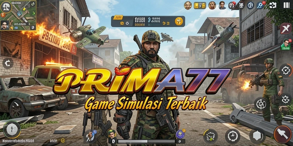 Tampilan menakjubkan dari gameplay PRIMA77 yang menunjukkan pengalaman simulasi.