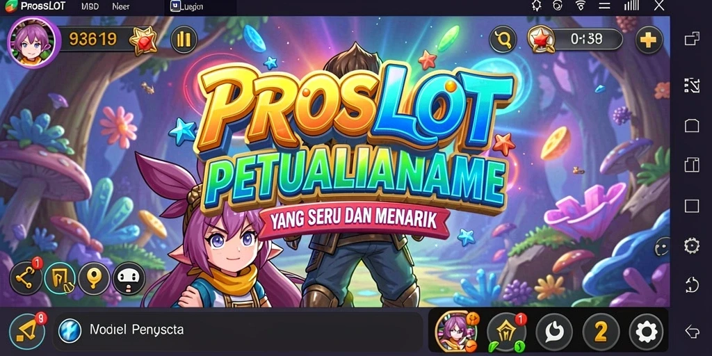 Screenshot gameplay PROSLOT menampilkan karakter Anime yang dinamis dan grafis yang indah.