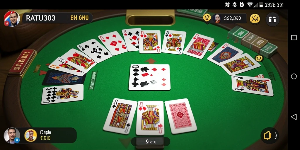 Gameplay seru Gaple di RATU303 dengan tema yang menarik.
