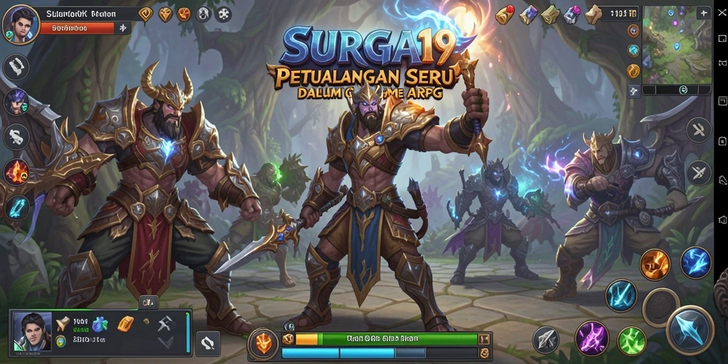 Tampilan menakjubkan dari gameplay SURGA19 yang seru.