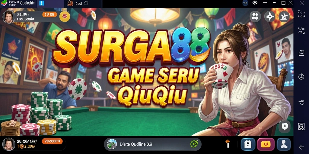 Screenshot SURGA88 menampilkan gameplay QiuQiu yang seru dan interaktif.