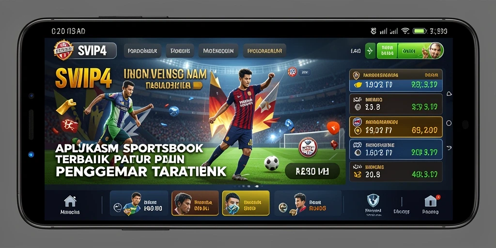 Tampilan menarik dan interaktif dari gameplay Sportsbook SVIP4.