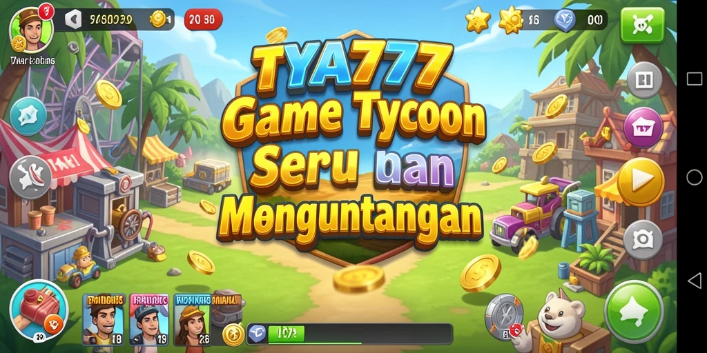 Screenshot TYA777 menampilkan gameplay Tycoon yang mendebarkan.